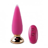 APP Controlled Anal Plug 10-speed with Remote Control pink